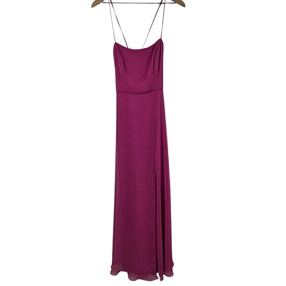 AFTER SIX WOMEN'S SCOOP NECK CONVERTIBLE TIE-STRAP MAXI DRESS WITH FRONT SLIP 8 - Picture 5 of 9